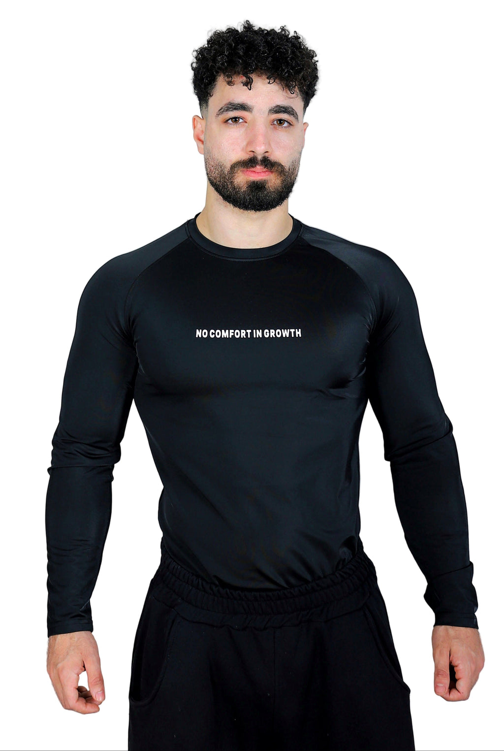 Compression Long Sleeves Shirt Black