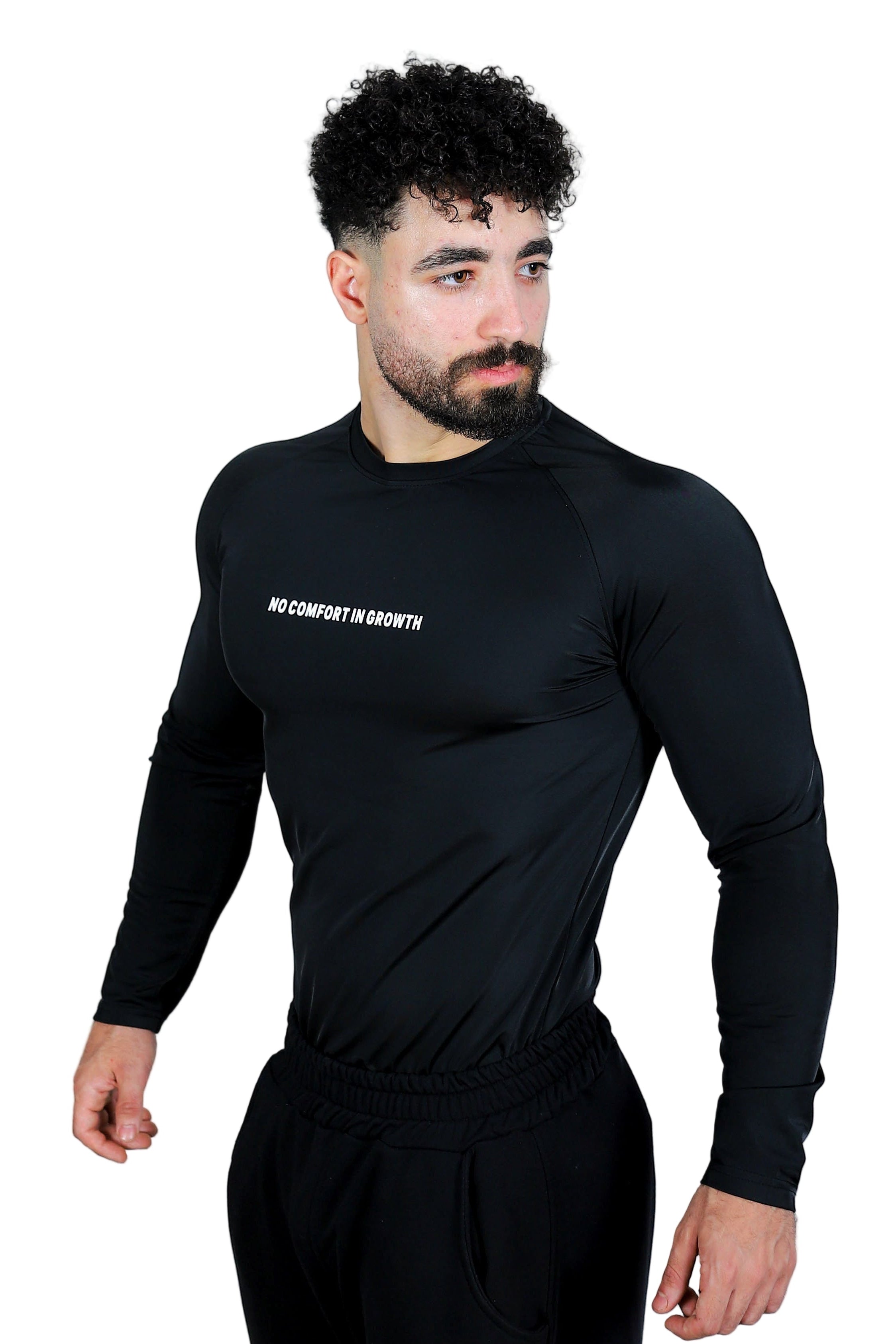 Compression Long Sleeves Shirt Black