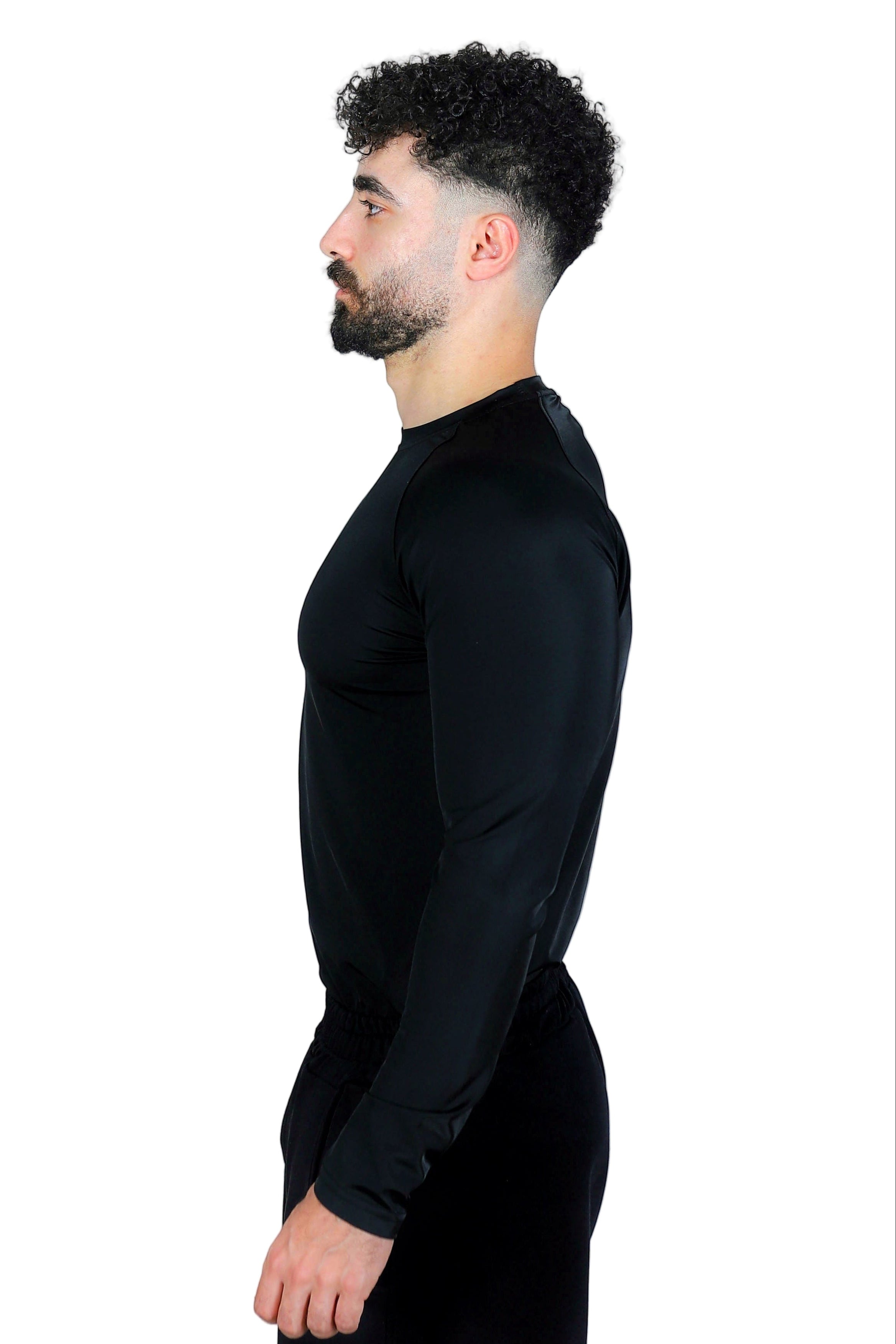 Compression Long Sleeves Shirt Black